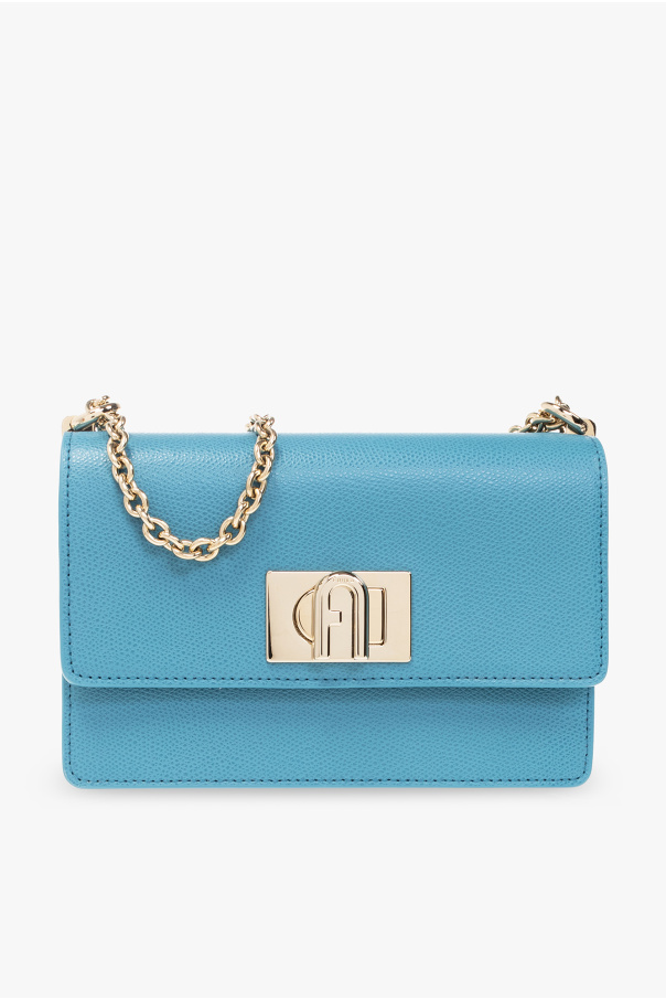 Furla outlet Blue Crossbody Tote Shoulder Bag